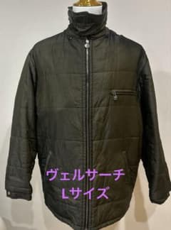 ヴェルサーチ　中綿ジャケット フライトジャケット　カーキ　Lサイズ