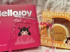 Mellojoy スクイーズ Lサイズ　メロジョイ　ピンク箱付きのサムネイル