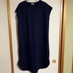 GU ノースリーブ ワンピース ネイビーのサムネイル