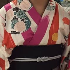 撫松庵の美品浴衣。超可愛い！アンティーク好きにものサムネイル