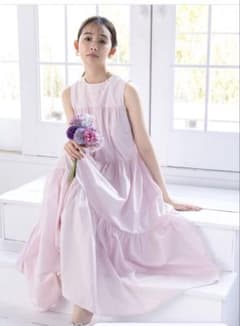 アメノチハレ　ピンク ノースリーブ ティアードワンピース Ame no chi Hare ノースリーブ ティアードワンピース ピンク - メルカリ