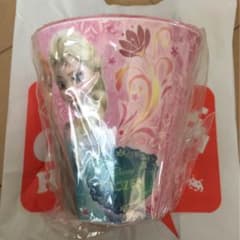 디즈니 멜라민 컵 아나운서와 눈의 여왕 (핑크)