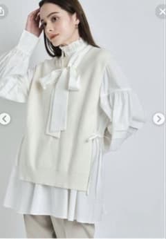 cadune ボウタイドッキングニットのサムネイル