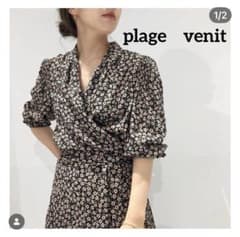 ★新品未使用★ plage venit ヴィンテージフラワーラップドレス ☆新品未使用☆ plage venit ヴィンテージフラワーラップドレス - メルカリ