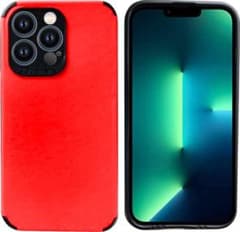 iPhone 13 Pro 케이스 레드 레드 TPU 소프트 무선 충전