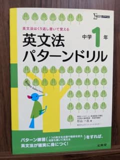 英文法パターンドリル 中学1年のサムネイル