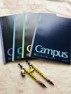 campusノートとシャープペンシルのセットのサムネイル