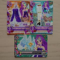 アイカツカード 3枚セット スパイシーアゲハ 神崎美月のサムネイル