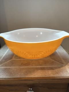 OLD PYREX オレンジデイジーLLサイズのサムネイル