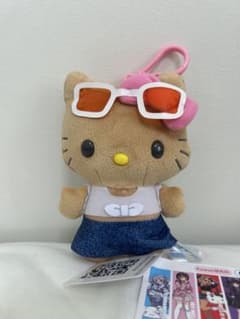 ハローキティ　カラフルリンクコーデ くりっぴぃ　ぬいぐるみ