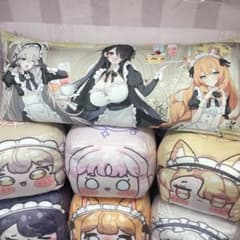 韓国　ブルアカカフェ　メイド　ブルーアーカイブ　ロングクッション 韓国 ブルアカカフェ メイド ブルーアーカイブ ロングクッション