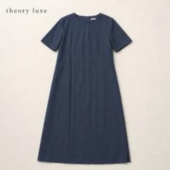 Theory luxe セオリーリュクス リネン混 半袖ワンピース 38 - メルカリ