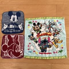 Disney 디즈니 미키 미니 스티치 핸드 타월 미니 타월