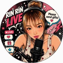 あかきっちゃんRIN RIN LIVE ポップアート風イラストのサムネイル