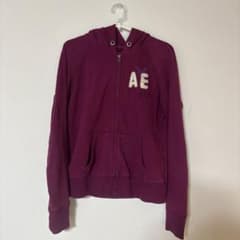 American Eagle ジップパーカー ボルドー　y2kのサムネイル