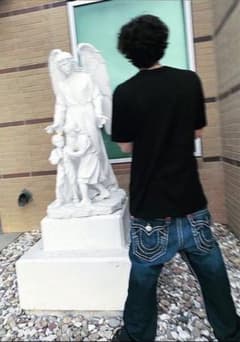 True Religion JOEY BIG T デニムパンツ白ステッチswag - メルカリ