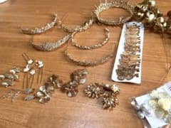 ブライダルアクセサリー、結婚式装飾品、リングピロー、ウェルカムスペースのサムネイル