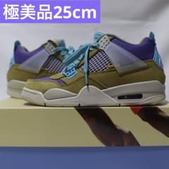 極美品☆25cm UNION × Airjordan4 SP デザートモス - メルカリ