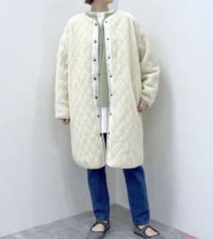 新品⭐︎タグ付き スタディオクリップボアキルティングロングコート 
