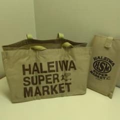 HALEIWA SUPER MARKET エコバッグ 大きめ／レジかごのサムネイル
