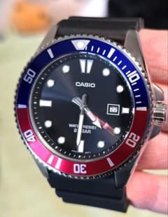 最終値下げ 稼働品 カシオ ペプシカラー 200m防水 ダイバーズウォッチ 