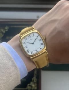 SEIKO tank シャリオ 2220 スクエア ゴールド 手巻 稼働品のサムネイル