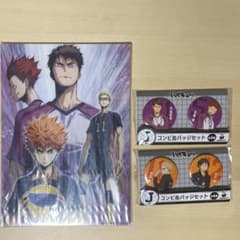 ハイキュー!! アクリルパネル&コンビ缶バッジセットのサムネイル