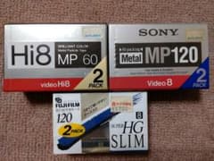８ミリビデオテープ　未開封·未使用のサムネイル