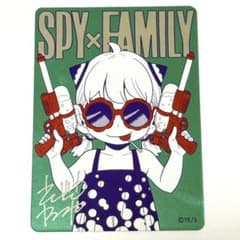 아냐 SPYFAMILY 나츠코미 점프 원작 만화 메타키라 카드 ①