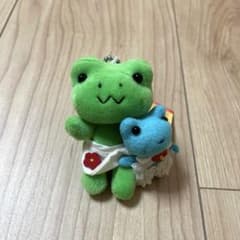 SHINADA にこにこおやこ マスコット ぬいぐるみ カエルのサムネイル