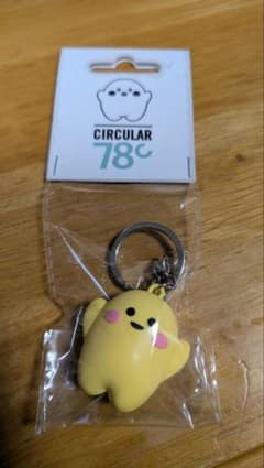 大阪・関西万博 ドイツ館 サーキュラーちゃん キーホルダー 黄色 万博