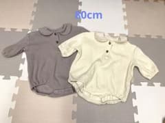 (お値下げ中) 双子服② 80cm ロンパースのサムネイル
