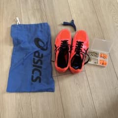 ASICS EFORT スパイクシューズ オレンジ24cm ASICS EFORT スパイクシューズ オレンジ24cm - メルカリ