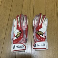 中日ドラゴンズ大島洋平選手 バッティング用実物手袋(実使用)レッド 