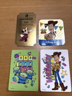 東京ディズニーリゾート店 ステッカー &カード 4種セットのサムネイル
