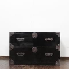庄内箪笥 中桐 丸金具 二杯 時代箪笥 古家具 - メルカリ