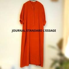 美品JOURNAL STANDARD L'ESSAGEリネンスキッパーワンピースのサムネイル