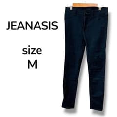 JEANASIS 스키니 데님 데님 청바지 바지 블랙 M사이즈