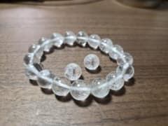 ホワイトクォーツ天然水晶 ブレスレット パワーストーン