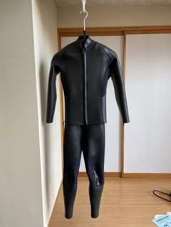 激安！ネオプレン フルジッパー タッパー ロングジョンML ブラック ウェットスーツ ロングジョン タッパー セット 3mm 2mm メンズ