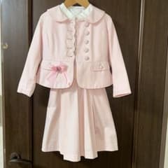 キッズ フォーマルスーツ ピンク 120cm 発表会 入学式のサムネイル