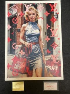 DEATH NYC アートポスター マリリン・モンロー COA付 - メルカリ