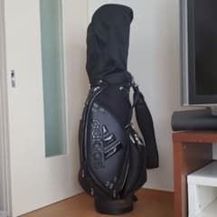 アディダスキャディバッグ　黒のサムネイル