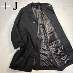 美品】UNIQLO＋J パデッドオーバーサイズステンカラーコート Sグレー