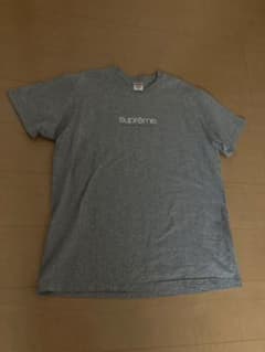 Supreme Tシャツ グレー Mサイズ クラシックロゴ 定番のサムネイル