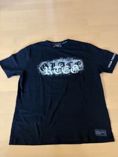 グラフィックプリント 黒 半袖Tシャツのサムネイル