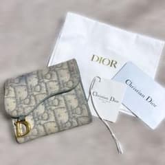 Christian Dior 三つ折り財布 グレー クリスチャン ディオール 三つ折り 財布 グレー (Dior/折りたたみ財布