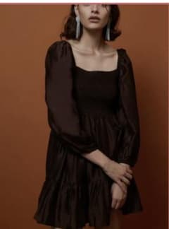GHOSPELL lnsomnia Square Neck Mini Dressのサムネイル