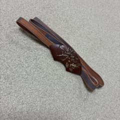 帯締め 帯留め付き 和装小物 扇形 菊のサムネイル