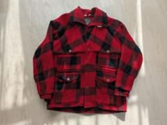 ホワイトスタッグ 50s ウール ヴィンテージ ダブルマッキーノ チェック柄 カバーオール レッド系 WHITE STAG メンズ White Stag ダブルマッキーノジャケット ヴィンテージ ホワイト